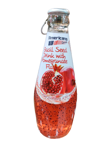 Basil Seed Drink ( Pomegranate Flavour)