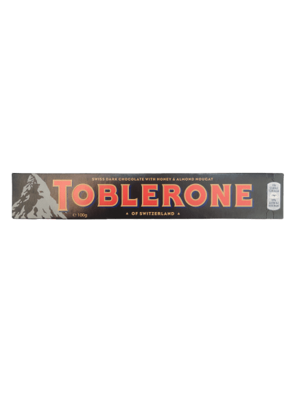 Toblerone Dark Chocolate( Honey & Almonds) Made in Switzerland